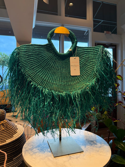 Mini Teal Fringe